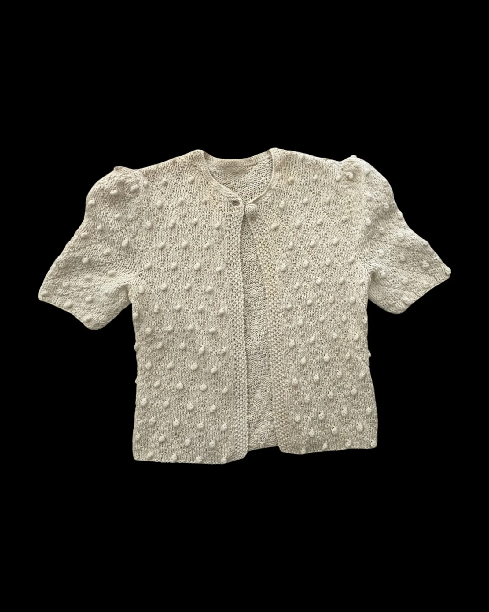 Hand Knit Popcorn Sweater