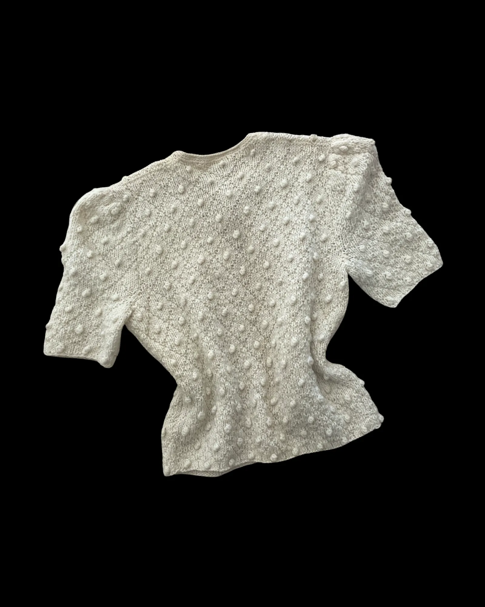 Hand Knit Popcorn Sweater