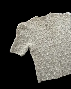 Hand Knit Popcorn Sweater
