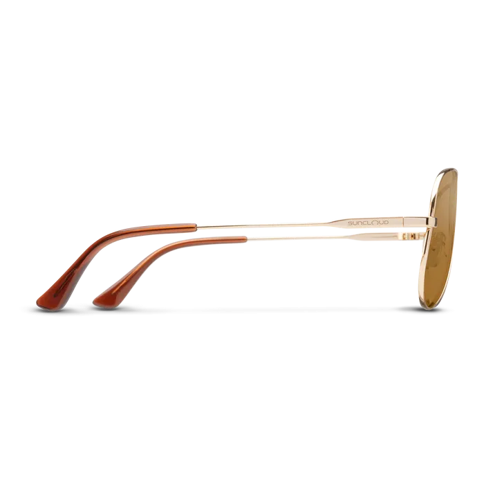 Hard Deck - Gold   Polarized Brown Lenses