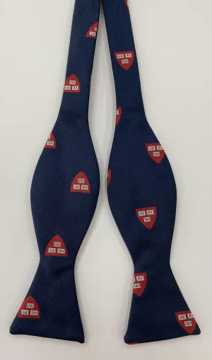 Harvard University Crest Silk Bow Tie ACOBT-55