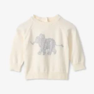 Hatley Pull Over Sweater - Baby Elephant
