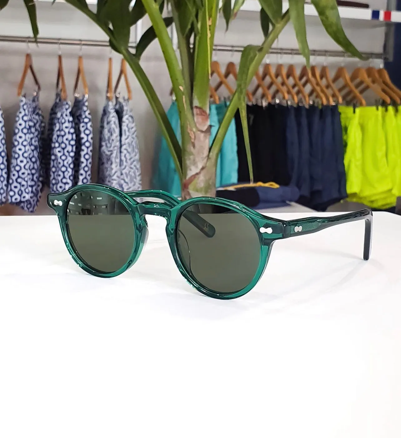 Havana Green Sunglasses