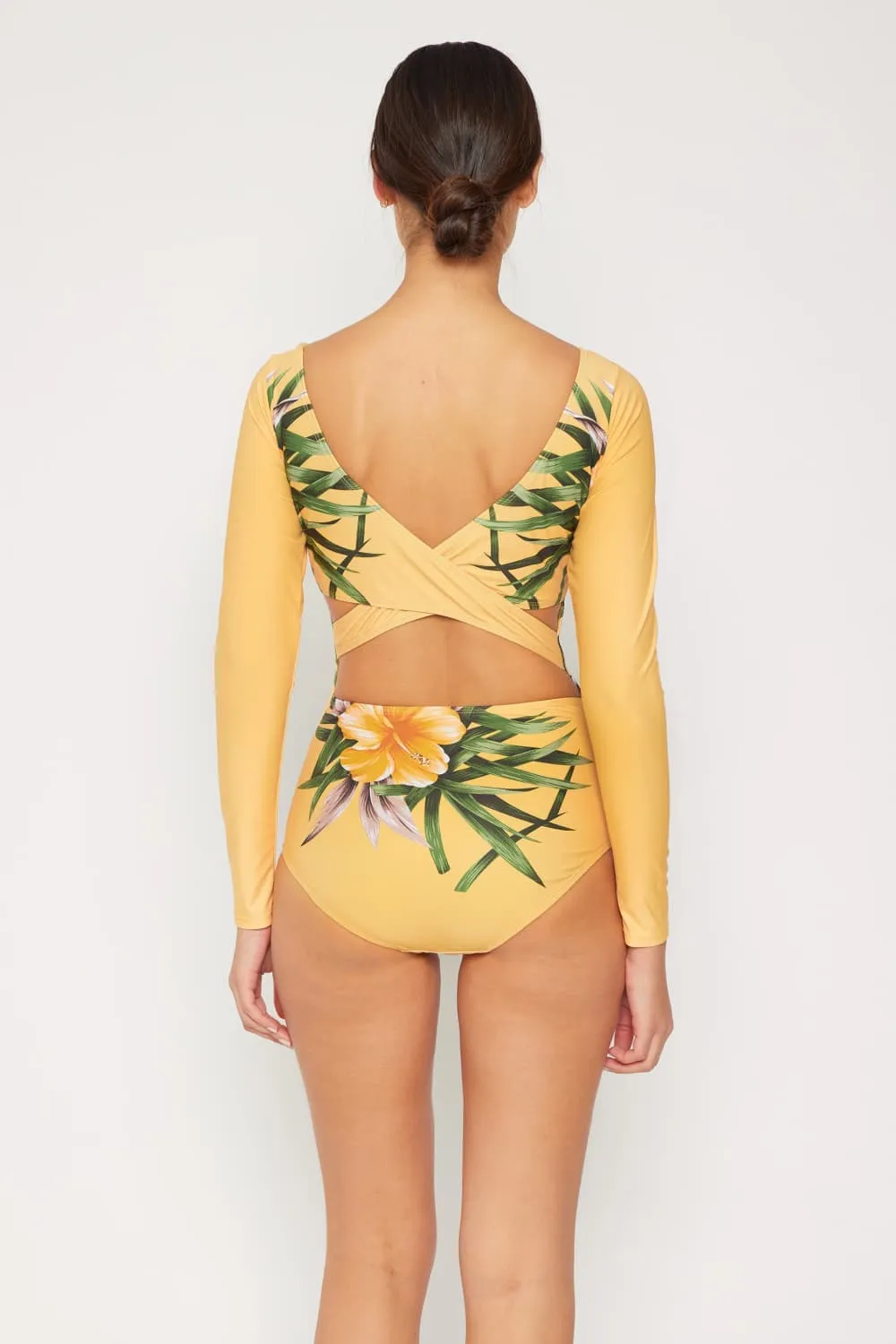 Hazel Blues® | Cool Down Longsleeve One-Piece Swimsuit: Adult