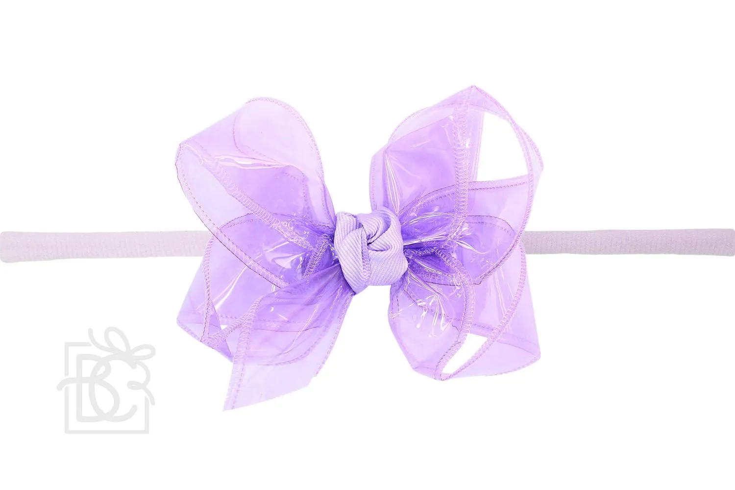Headband with Waterproof Bow - Light Orchid