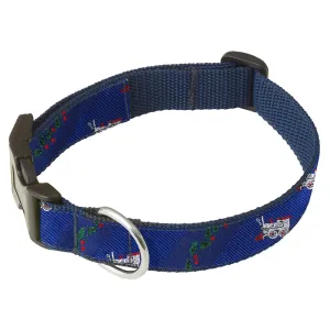 Holly Station Blue - Dog Collar