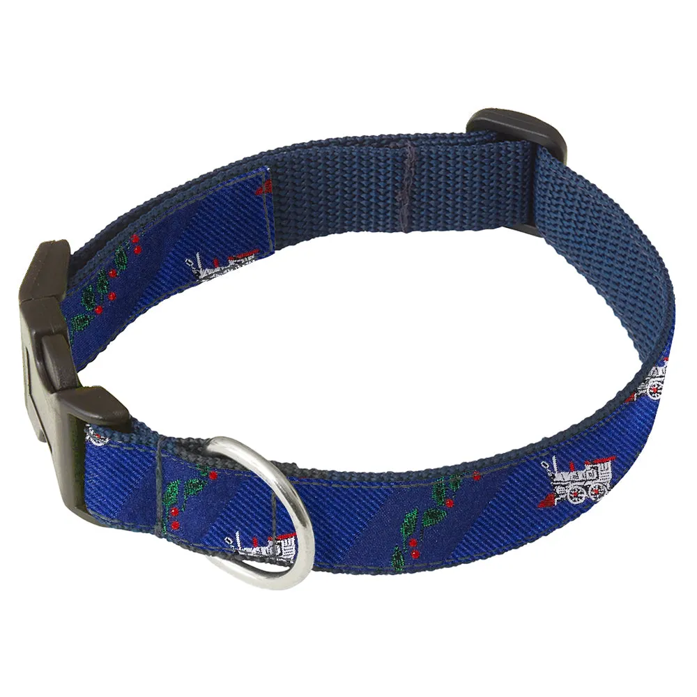 Holly Station Blue - Dog Collar