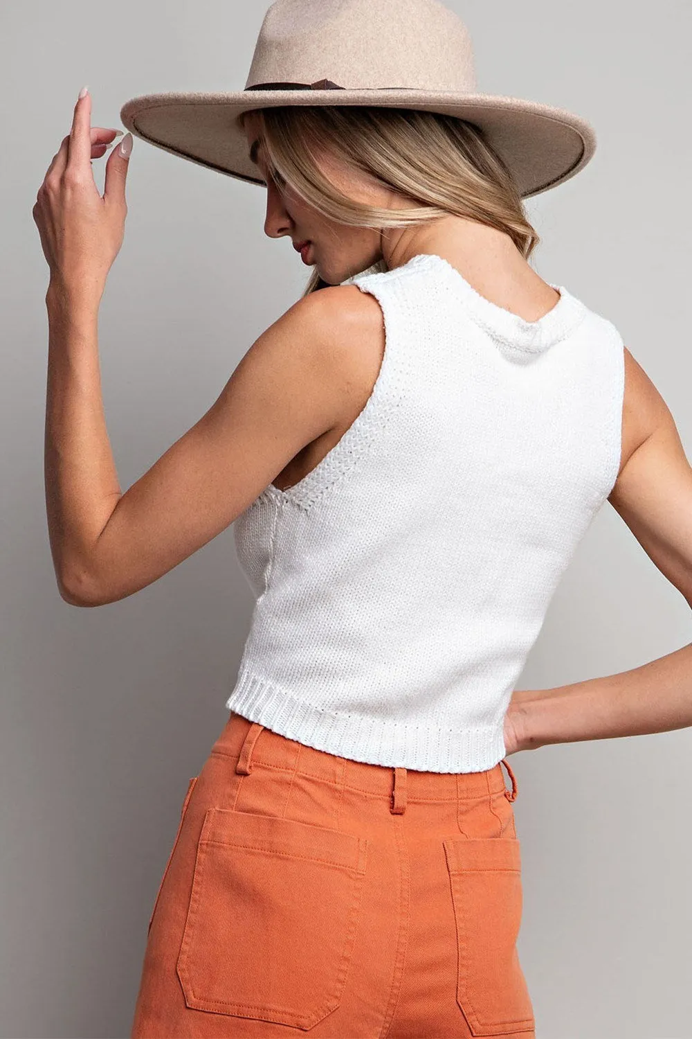 Hooked On You Cropped Tank Top-Multiple Colors Available