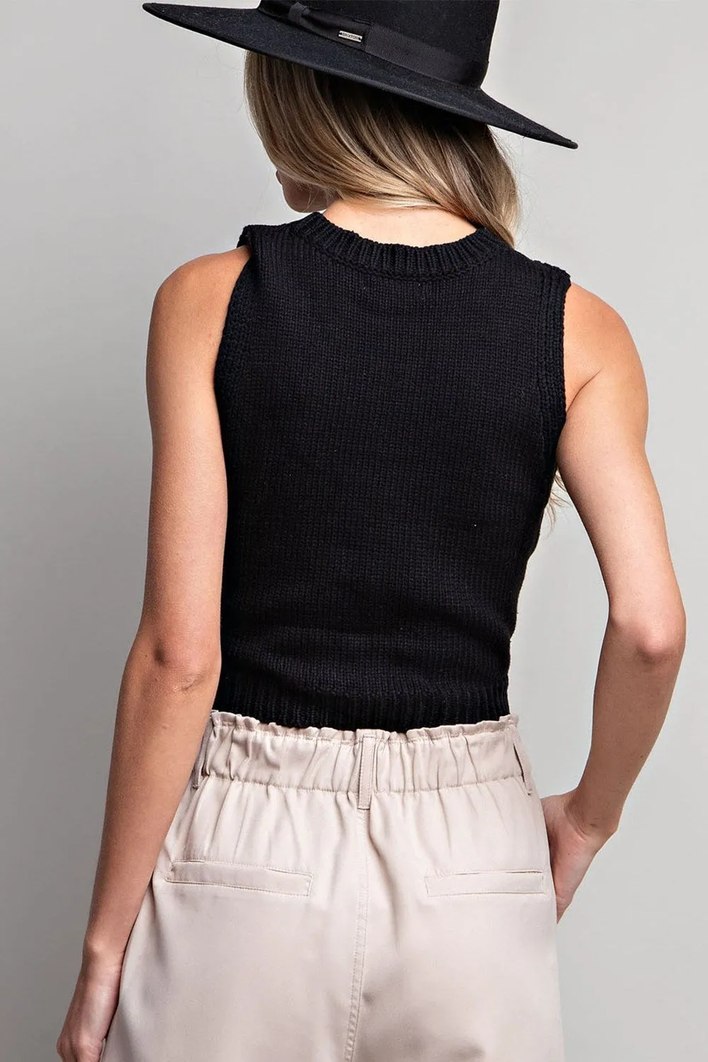 Hooked On You Cropped Tank Top-Multiple Colors Available