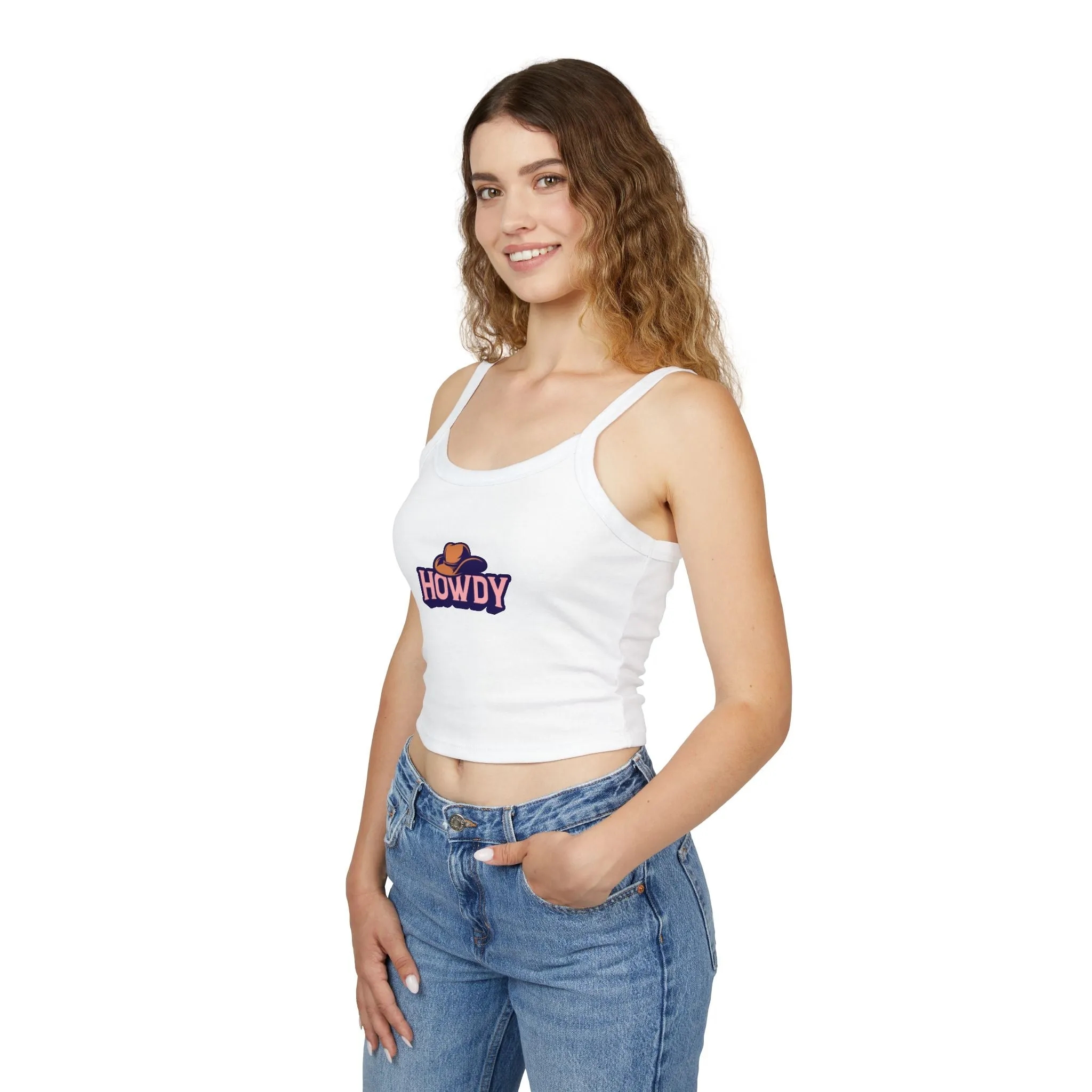 Howdy Spaghetti Strap Tank Top