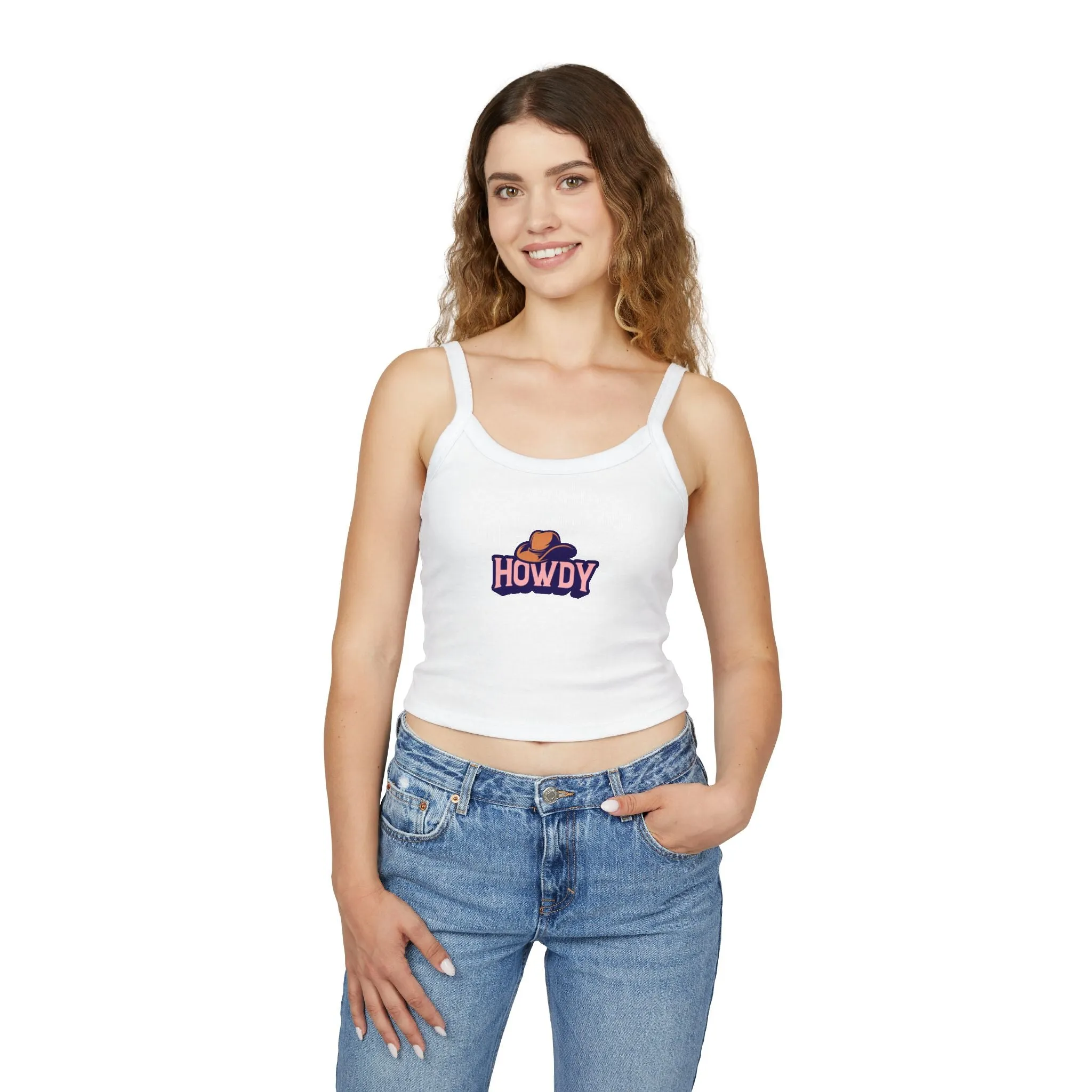 Howdy Spaghetti Strap Tank Top