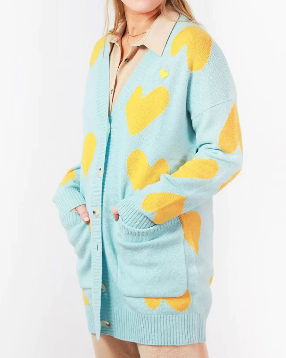 Icicle Imperfect Heart Poppy Cardigan
