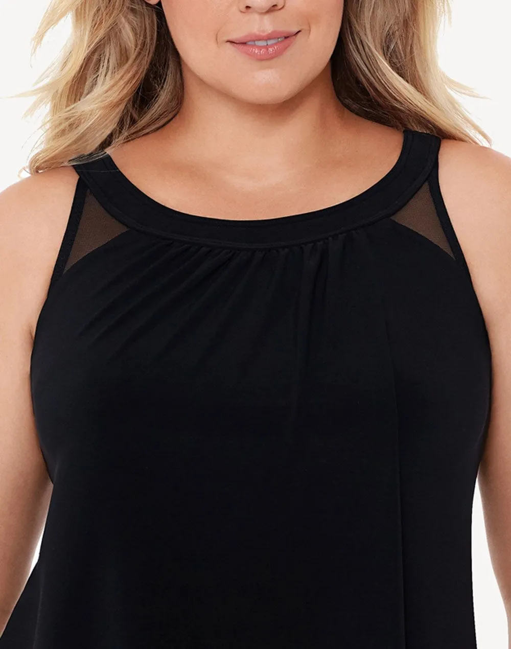 Illusionists Ursula Plus Size Tankini Top