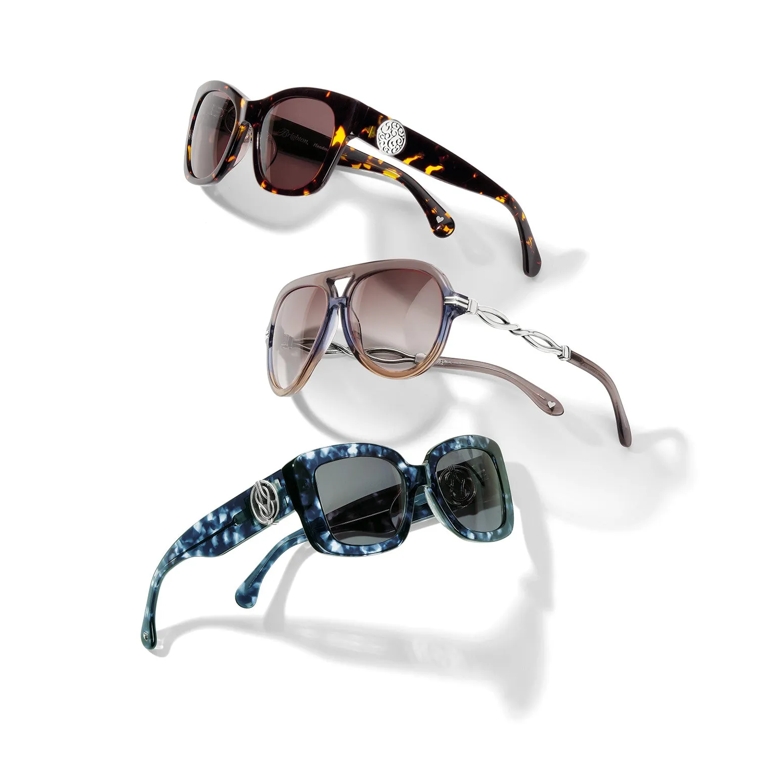Interlok Twist Aviator Sunglasses