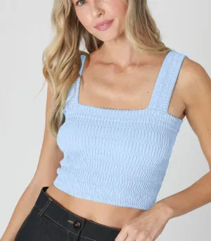 Isadora Shirred Tank