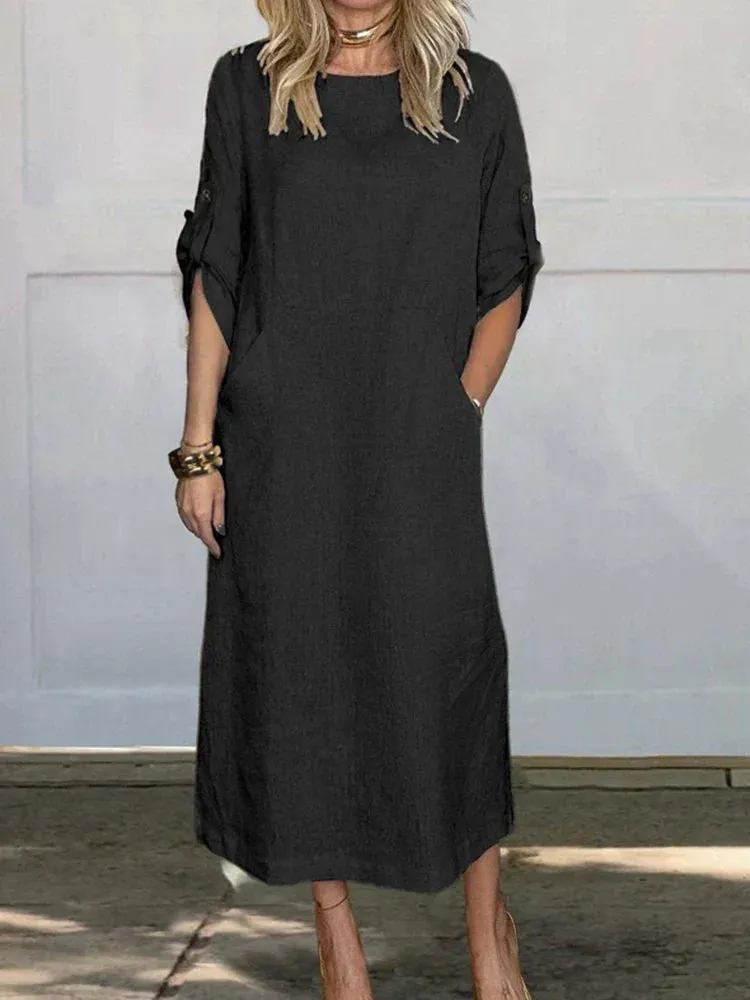 Isis® | Sweater Dress With Pockets