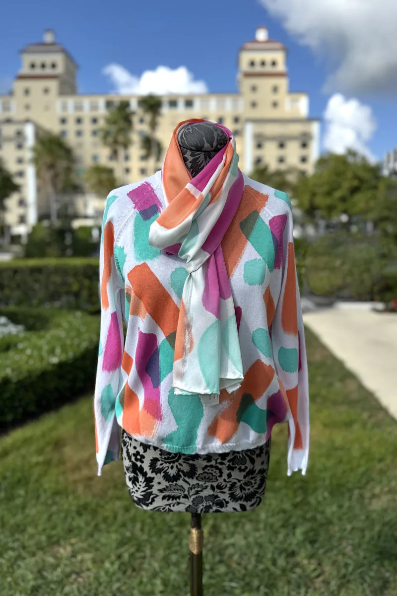 Italian Knit Sweater Set in Rododen