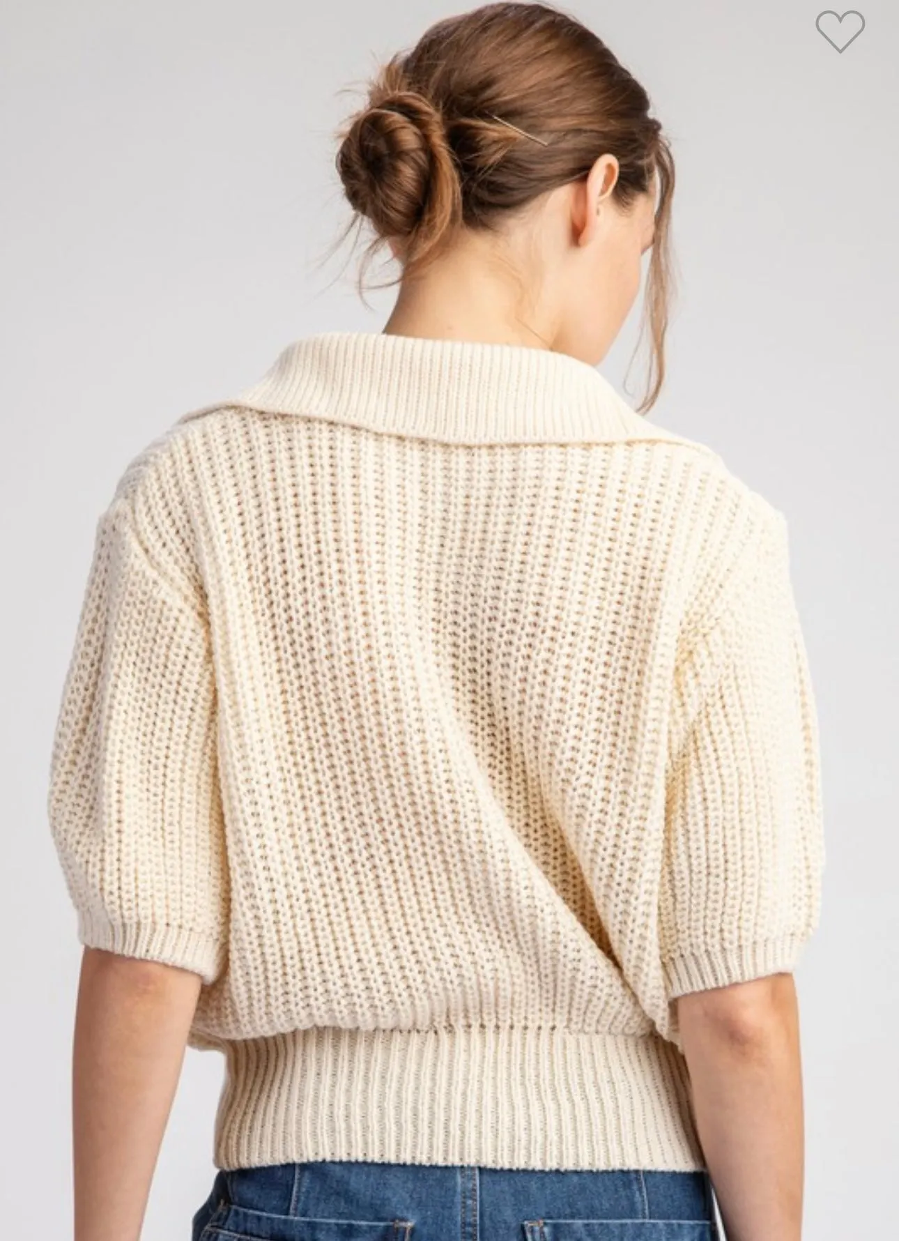 Ivory Knit Sweater