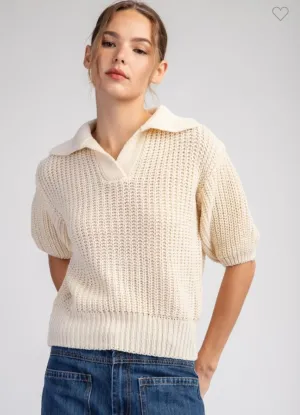 Ivory Knit Sweater