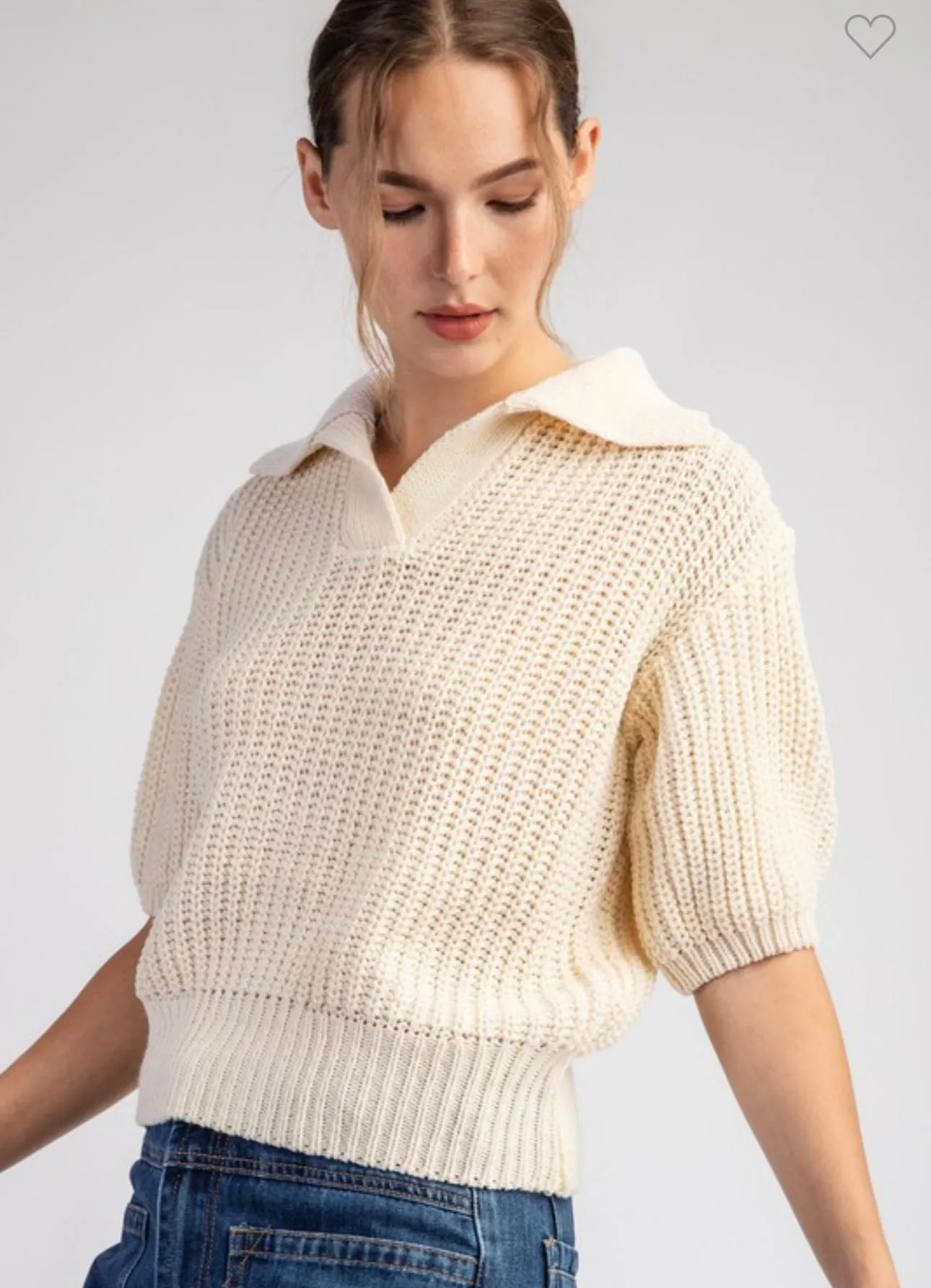 Ivory Knit Sweater