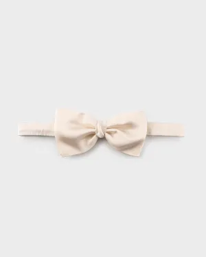 Ivory Silk Bow Tie