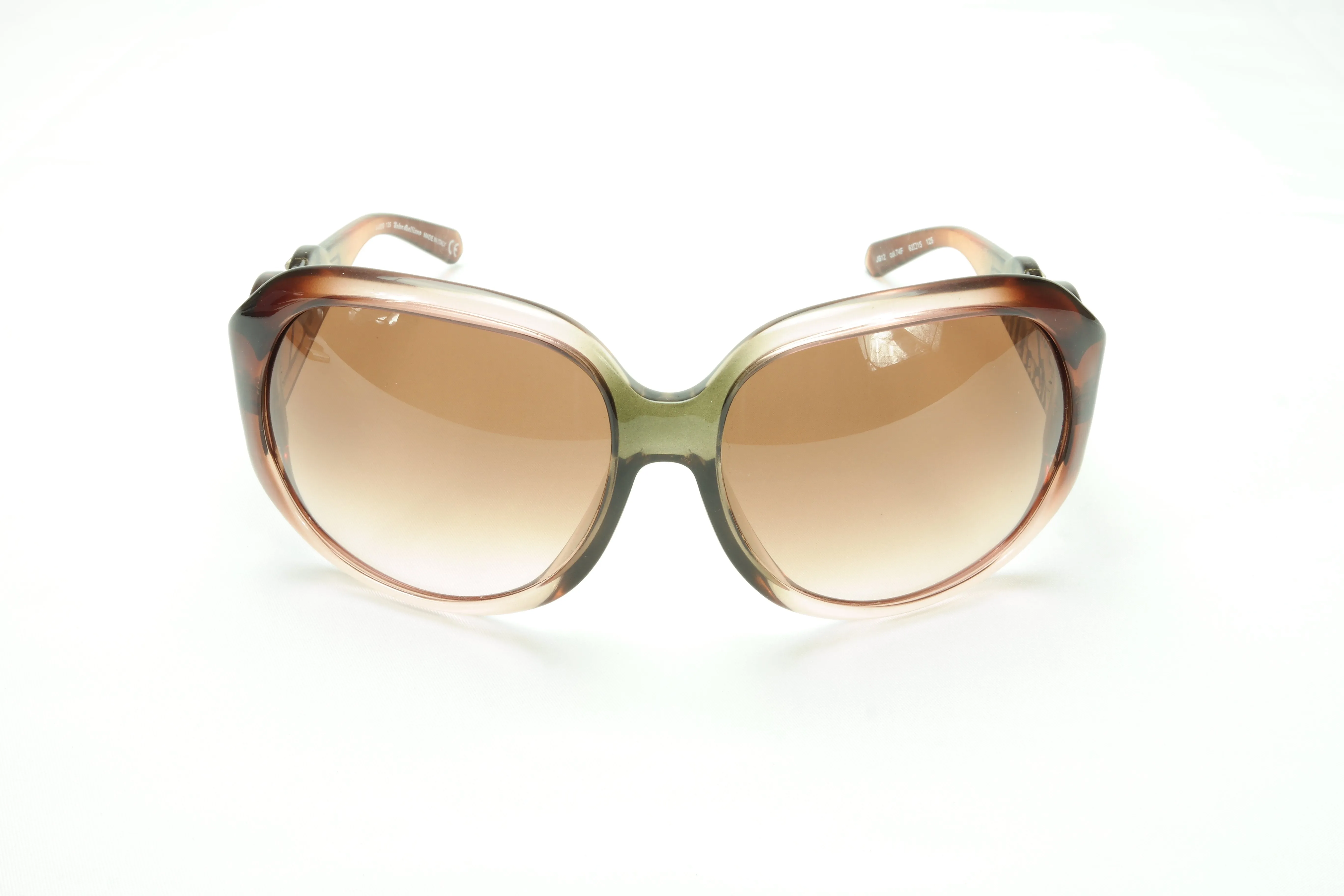 John Galliano Sunglasses Frame JG12 74F Brown Acetate Italy Made