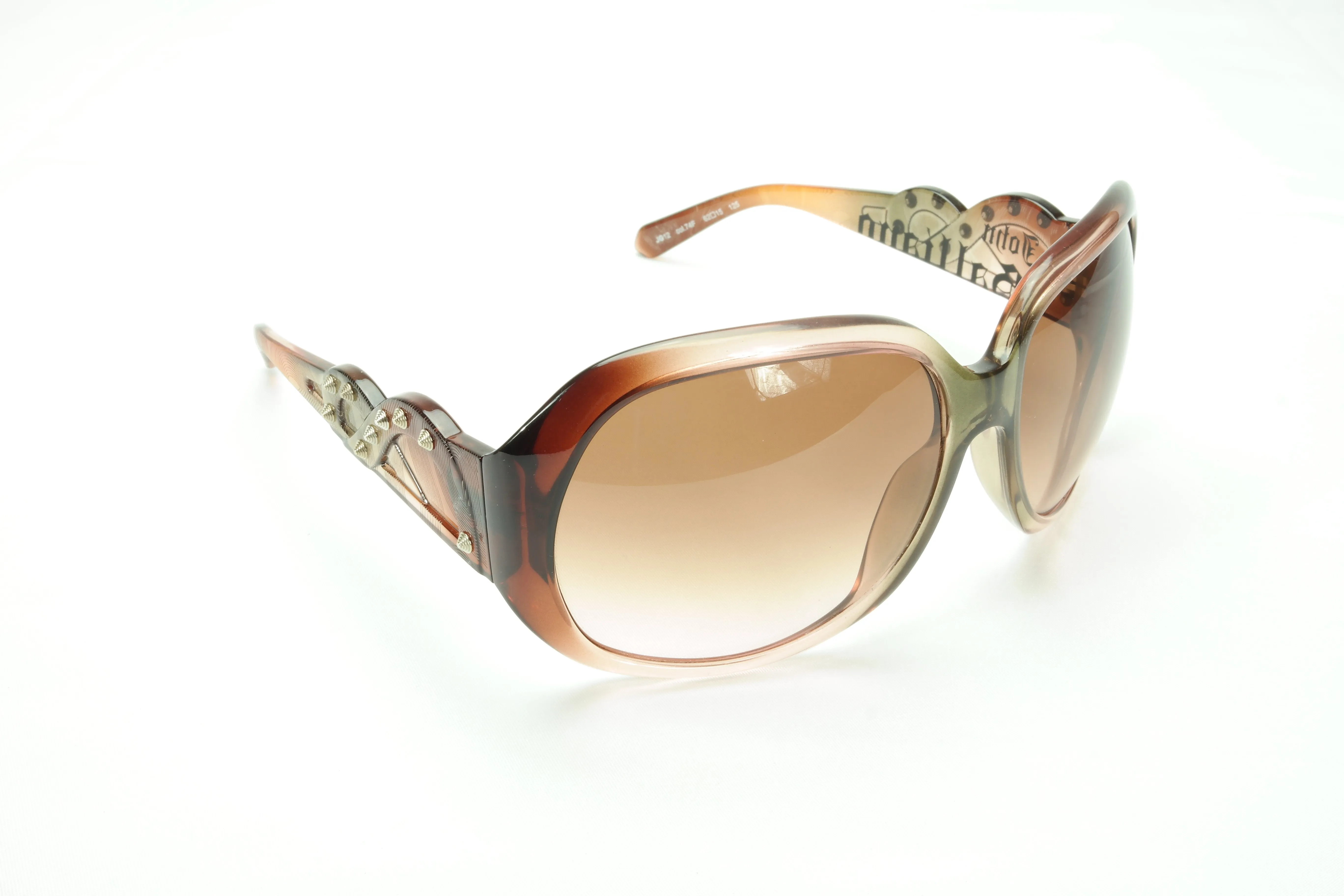 John Galliano Sunglasses Frame JG12 74F Brown Acetate Italy Made