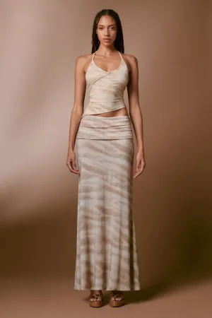 JOLENE TOP - NEUTRAL : TIE DYE