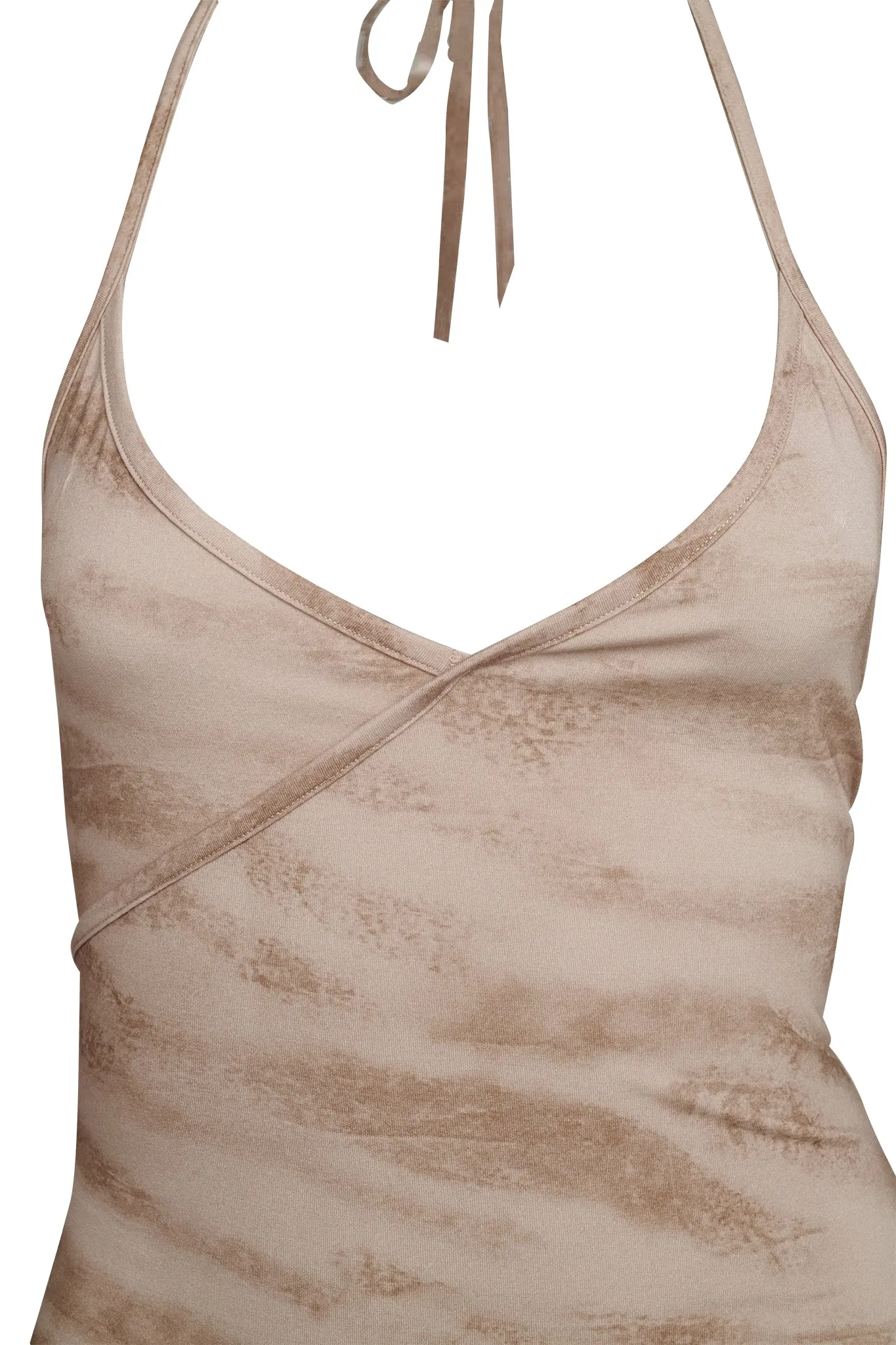 JOLENE TOP - NEUTRAL : TIE DYE