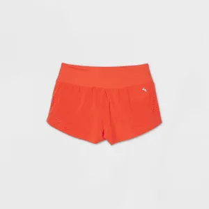 JoyLab Women's High-Waisted Laser Cut Shorts 2"