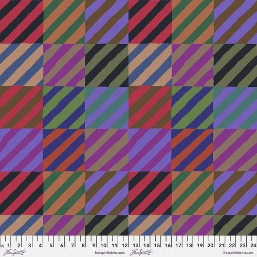Kaffe Fassett Regimental Ties Dark Fabric