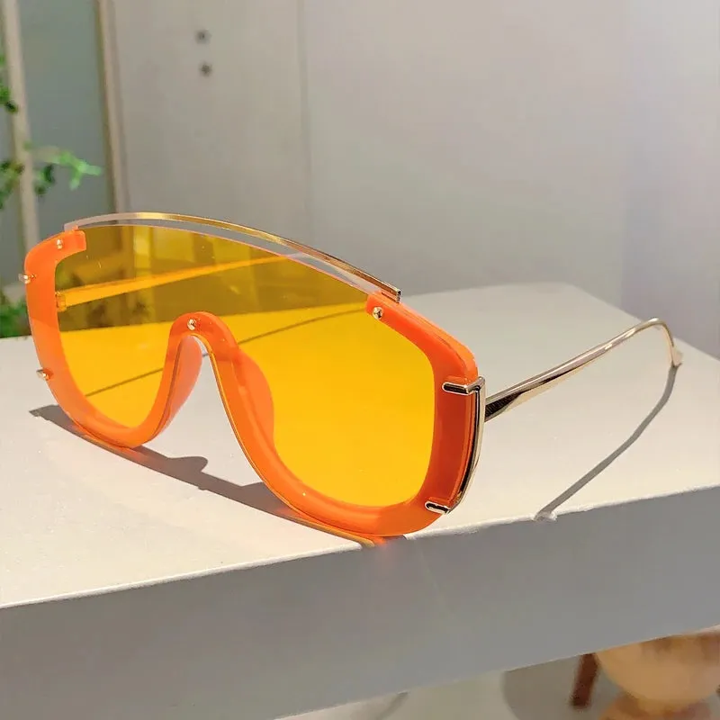 KAMMPT Fashion Leopard Women Sunglasses