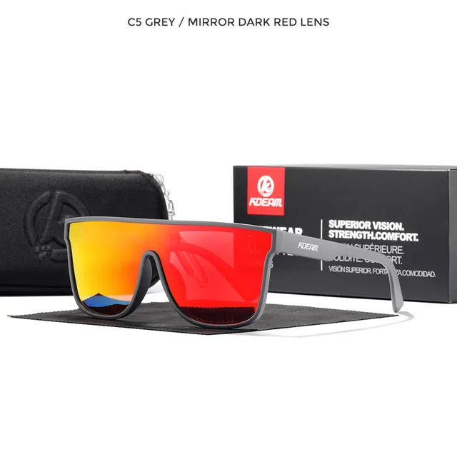 KDEAM One-Piece Polarized Sunglasses