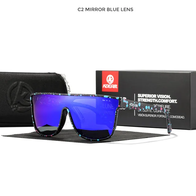 KDEAM One-Piece Polarized Sunglasses