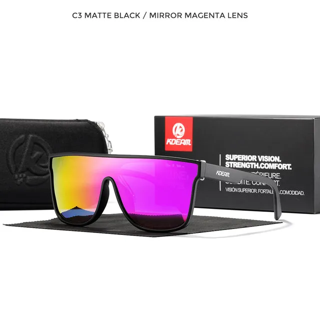 KDEAM One-Piece Polarized Sunglasses