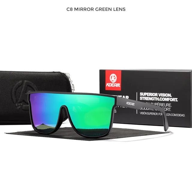 KDEAM One-Piece Polarized Sunglasses