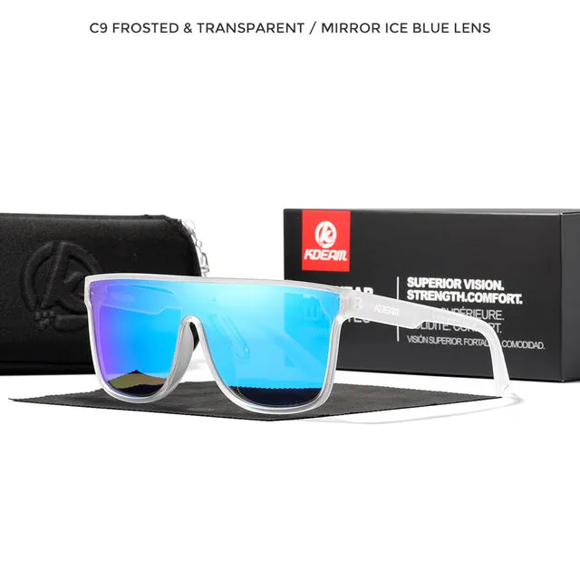 KDEAM One-Piece Polarized Sunglasses