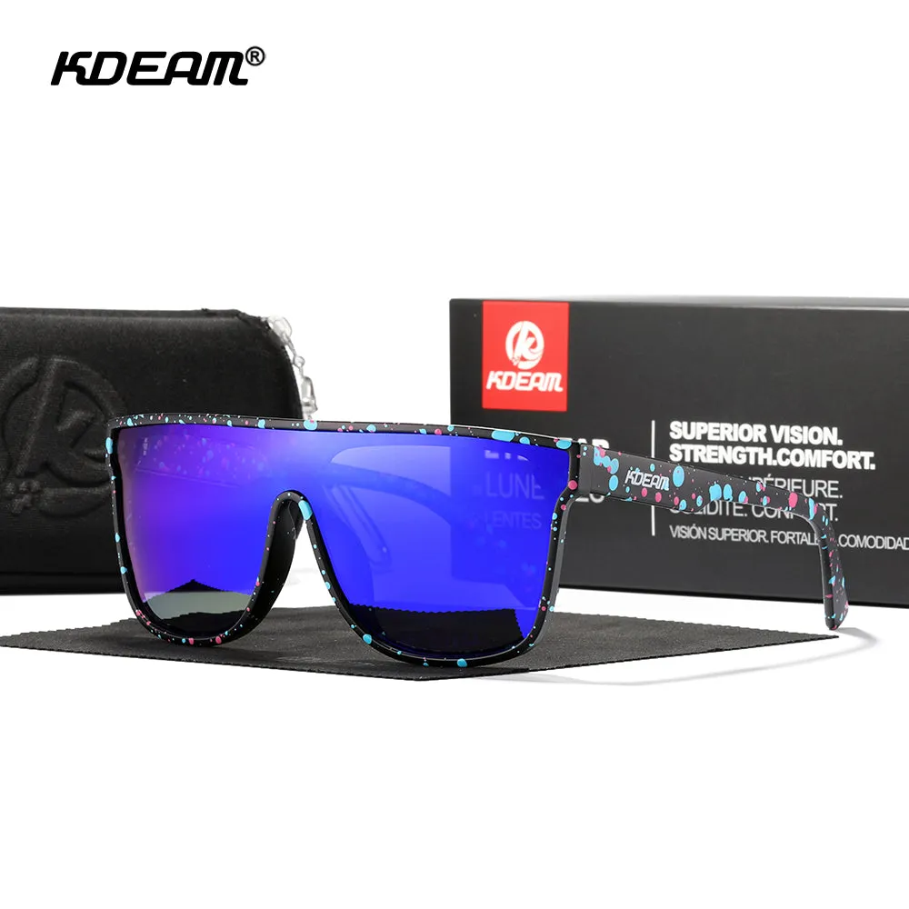 KDEAM One-Piece Polarized Sunglasses