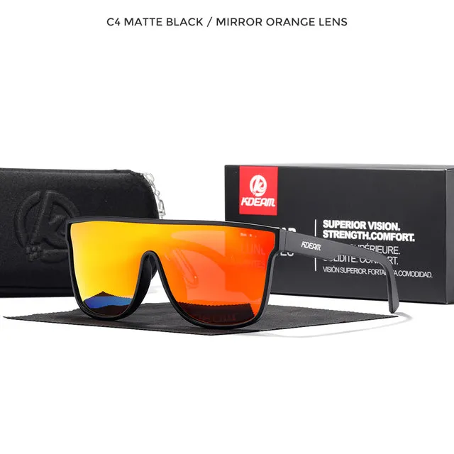 KDEAM One-Piece Polarized Sunglasses