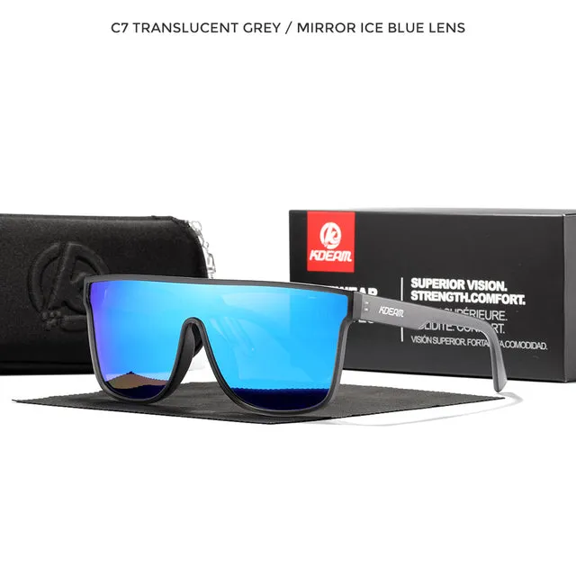 KDEAM One-Piece Polarized Sunglasses