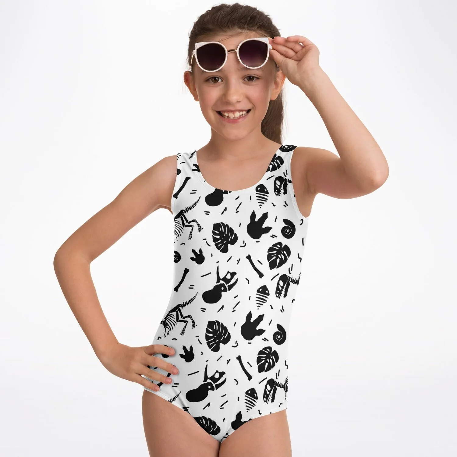 KID'S ONE PIECE DINOSAUR FOSSIL SWIMSUIT - FREE SHIPPING!