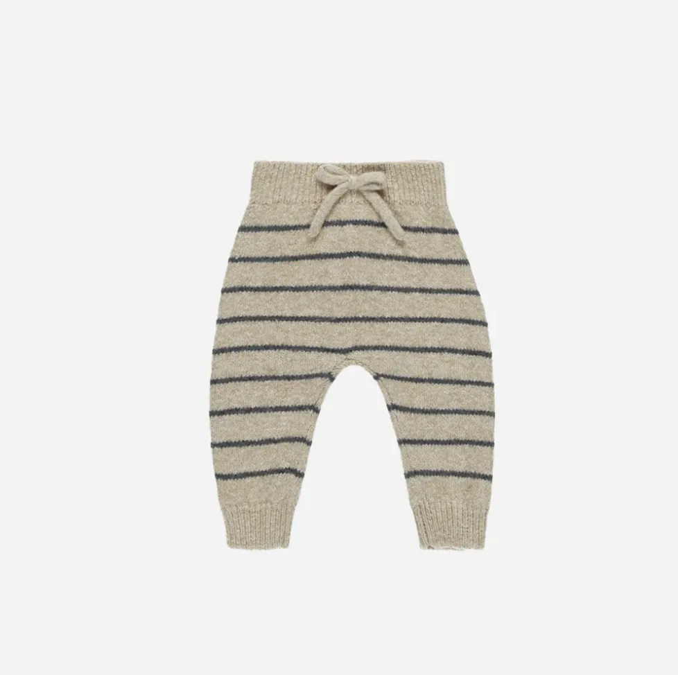Knit Pant - Indigo Stripe