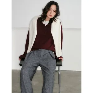 Knitted Polo Sweater