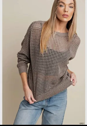 Kori Sheer Knit Sweater