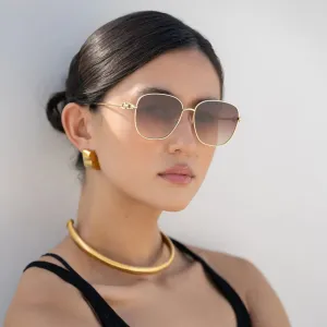 LEA WOMENS ROUND SUNGLASSES - FREYRS