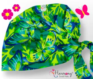 Leafy Butterflies Florence™ Scrub Hat