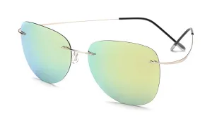 Lightweight Yellow Aviator Sunglasses for Men - Stylish  Classy Design
