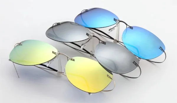 Lightweight Yellow Aviator Sunglasses for Men - Stylish  Classy Design