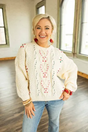 LILIA CHUNKY KNIT SWEATER