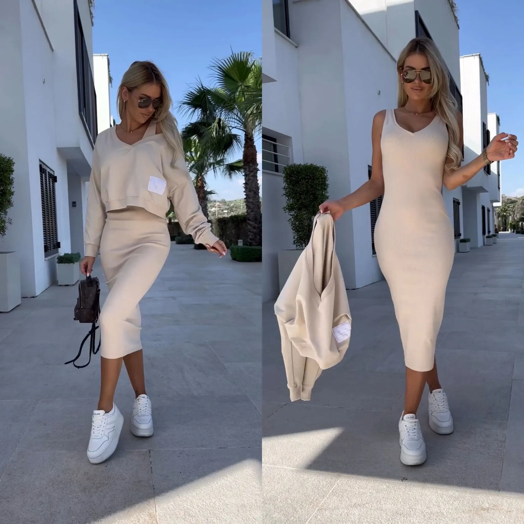Lina® | Dress With Sweater